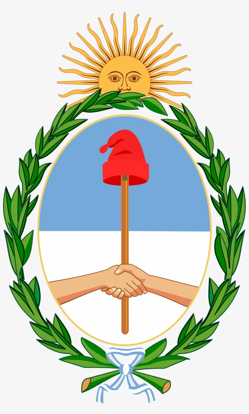 Escudo De La República Argentina - Argentina Coat Of Arms, transparent png #1161780