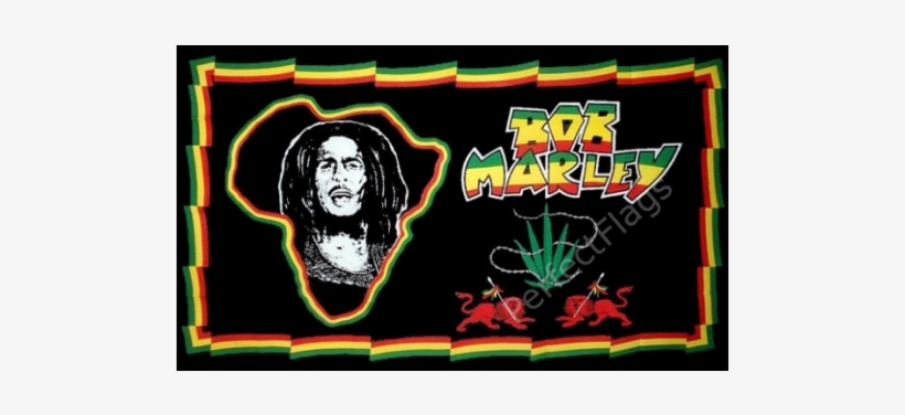 Bob Marley New Flag - 5ft X 3ft Bob Marley Africa Flag, transparent png #1161846