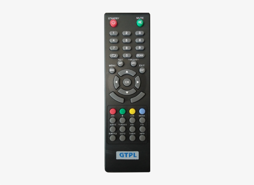 Sale Gtpl Set Top Box Remote Control - Gtpl Set Top Box Remote, transparent png #1162282