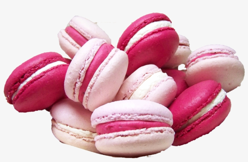 Pink Macarons Pile By - France Macron Food, transparent png #1162358
