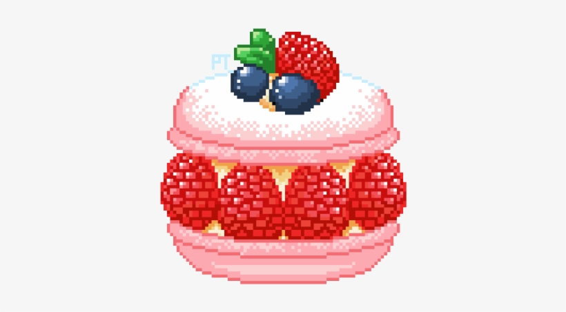 Transparent Raspberries - Cute Pixel Food Png, transparent png #1162744
