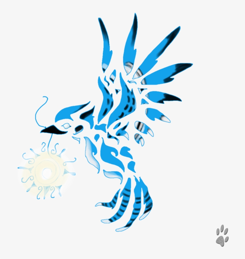 Blue Jay - Tribal Blue Jay Tattoo, transparent png #1162866