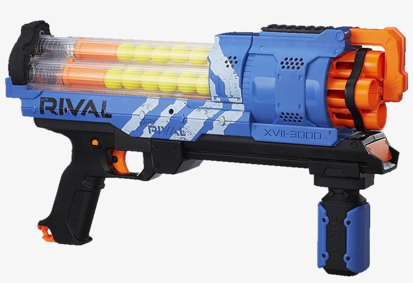 Artemis Xvii-3000 - Alpp Nerf Rival Artemis Xvii-3000 Blaster Blue, transparent png #1163619