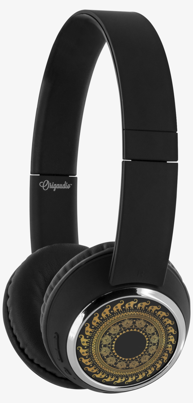 Golden Mandala Bluetooth Headphones - Headphones, transparent png #1163644
