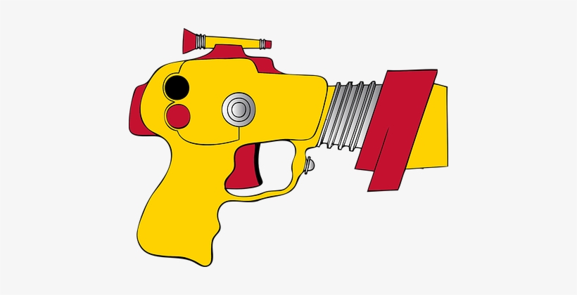 Toy Gun, Ray Gun, Science Fiction Gun - Toy Gun Clip Art, transparent png #1163799