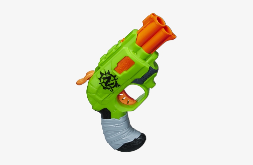 Nerf Zombie Strike Doublestrike Blaster - Nerf Gun Zombie Strike Double Strike, transparent png #1163866