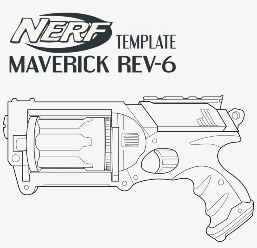 Nerf Coloring Pages - Nerf Gun N-strike Elite Crossbolt Blaster, transparent png #1163986