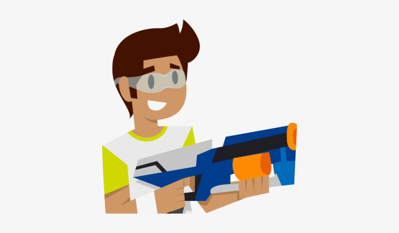 Svg Library Nerf Gun Free Download Best On Clipartmag - Clip Art, transparent png #1164055