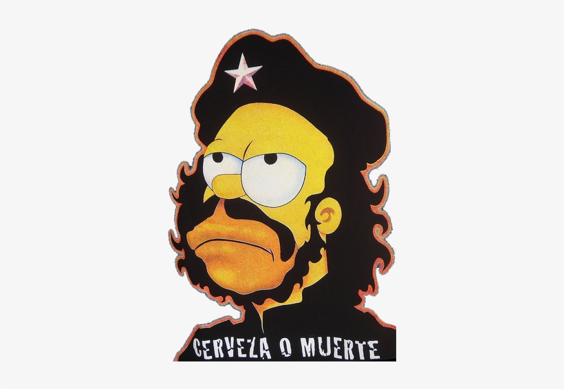 Che Guevara Simpson - Fc St Pauli Stickers, transparent png #1164072
