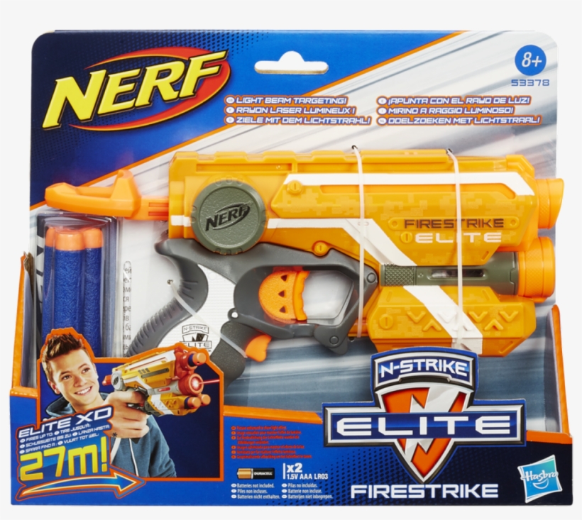 Nerf - N-strike Elite Firestrike Blaster - 53378, transparent png #1164228
