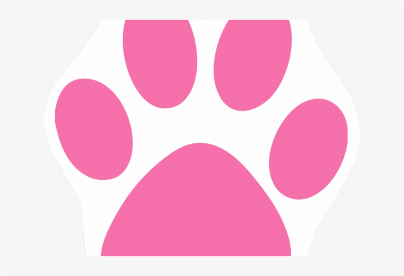 Cat Paw Print Image - Pink Paw Print Clip Art, transparent png #1164230