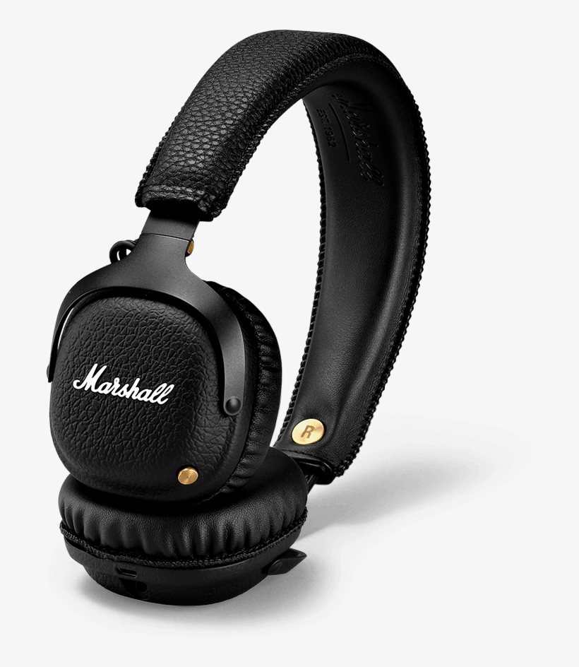 Mid Bluetooth Black - Marshall Audio Mid Bluetooth Aptx Headphones On Ear, transparent png #1164320