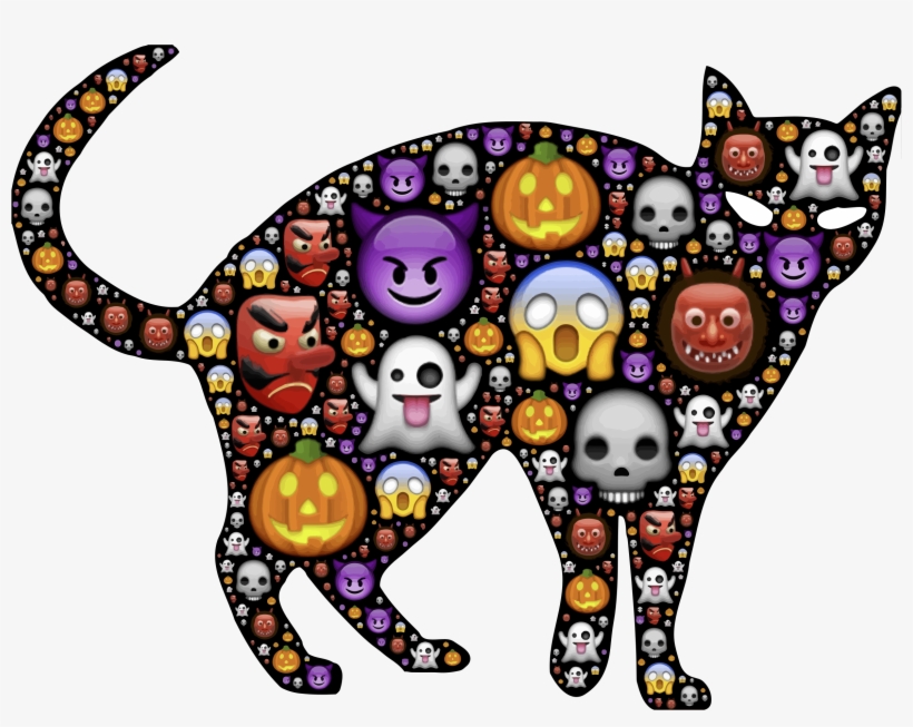 Halloween Cats And - Halloween Cat, transparent png #1164497