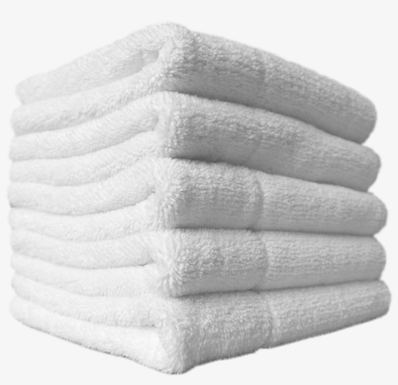 Stack Of White Towels, transparent png #1164634