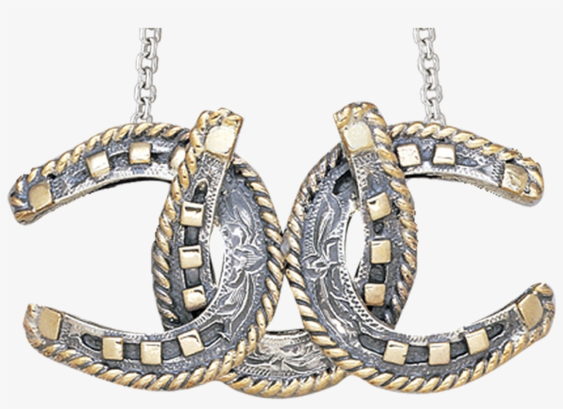 The Matilda Triple Horseshoe Sterling Silver And 14k - Necklace, transparent png #1165009