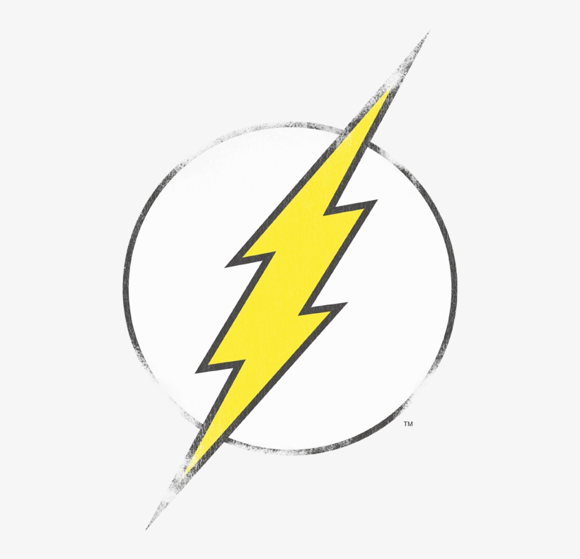 The Flash Rough Flash Logo Juniors Tank - Flash Logo Original, transparent png #1165018