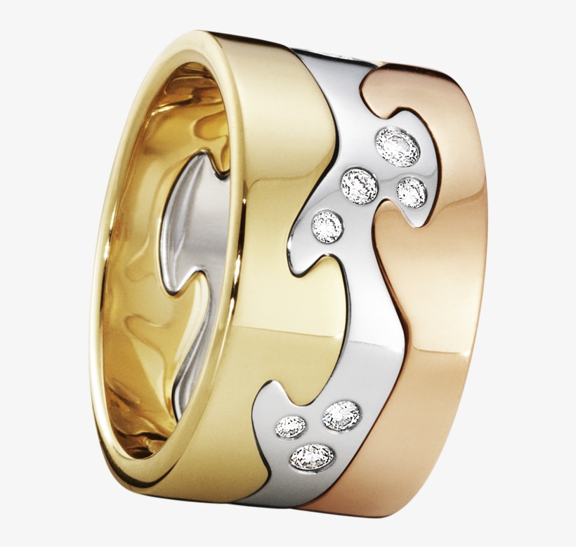 Fusion 3-piece Ring - Georg Jensen Fusion Yellow Gold End Ring 55 ~ 3541680-55, transparent png #1165387
