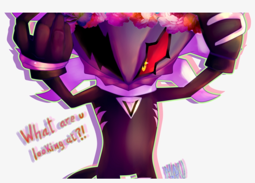 Flower Crown With Dis Edgy Dude By Mayu Kureiji Sonic - Flower Crown Edgy Transparent, transparent png #1165439