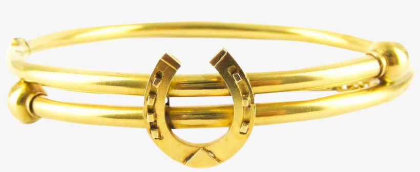 Antique Horseshoe 20 Ct Bracelet, Lucky Equestrian, transparent png #1165478