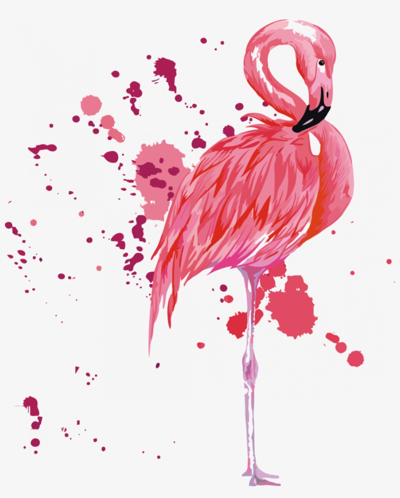 Diario 2017 2018 Tokidoki Clipart Diary Alpha Edition - Paint Splatter Flamingo, transparent png #1165855