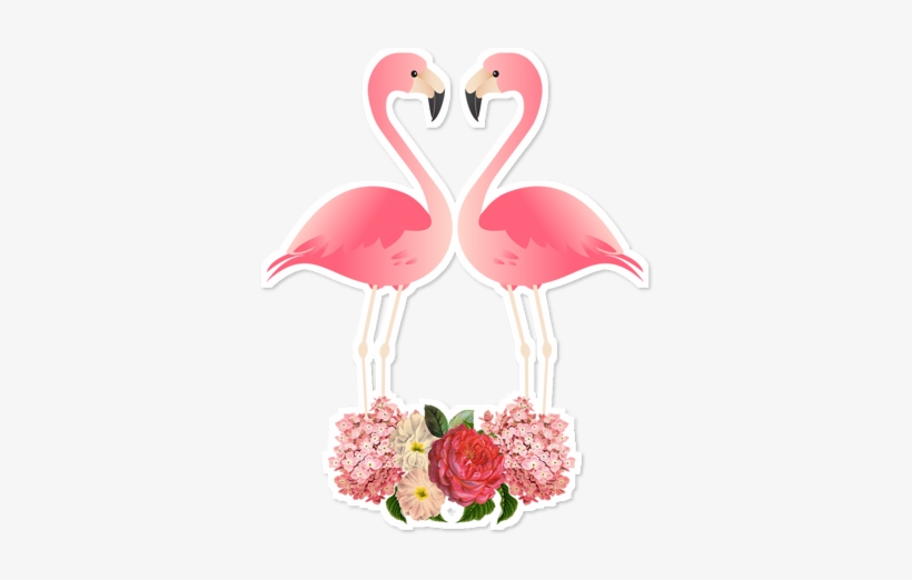 Adesivos Mais Amados Colab Festinha Pinterest - Topo De Bolo Flamingo, transparent png #1165877