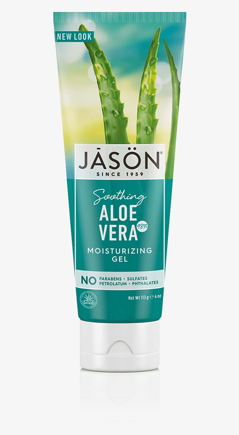 Jason Soothing 98% Aloe Vera Moisturizing Gel, 4 Oz - Jason Soothing 98% Aloe Vera Gel, transparent png #1165896