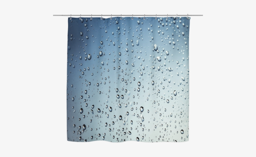 Rain Drops Shower Curtain - Watching The Rain, transparent png #1165899