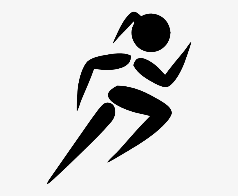 How To Set Use Girl Running Banner Clipart, transparent png #1165927