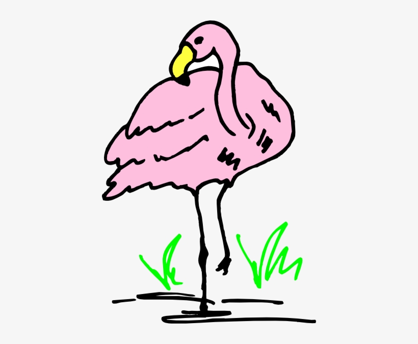 How To Set Use Flamingo Cartoon Art Svg Vector, transparent png #1165980