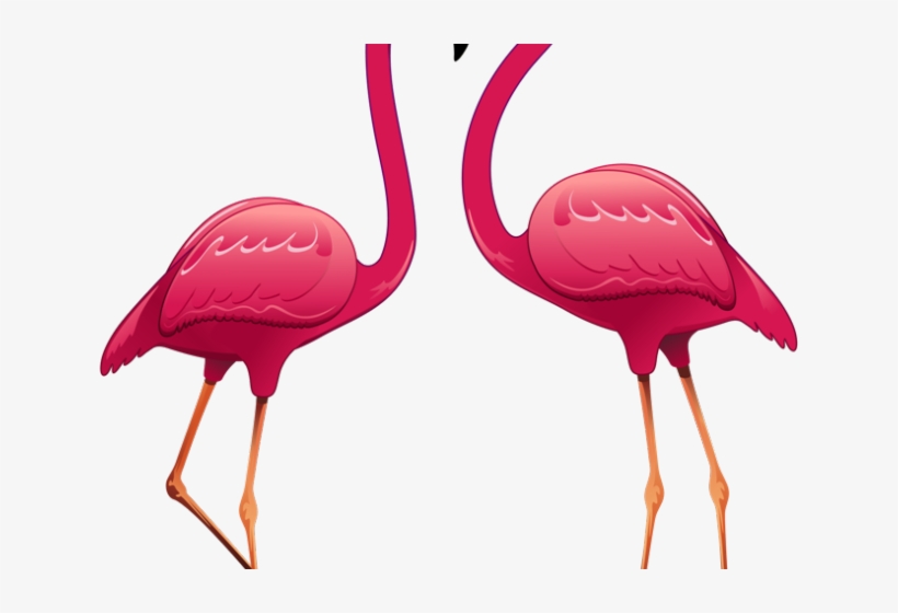 Flamingo Clipart Pink Parrot - Wall Stickers, transparent png #1166000