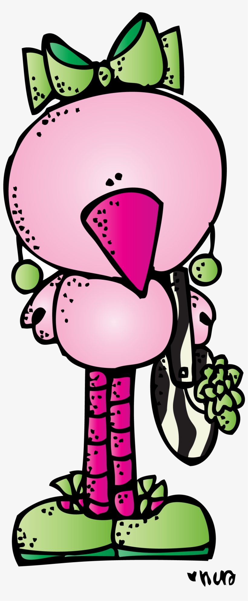 Ch B *✿* Melonheadz Funny Birds, Cute Birds, Flamingo - Melonheadz Flamingo, transparent png #1166020