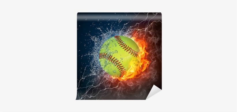 Softball Fire And Water, transparent png #1166270