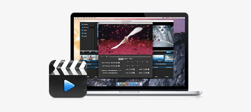 Ifunia Video Editor For Mac - Video Editor Png, transparent png #1166452