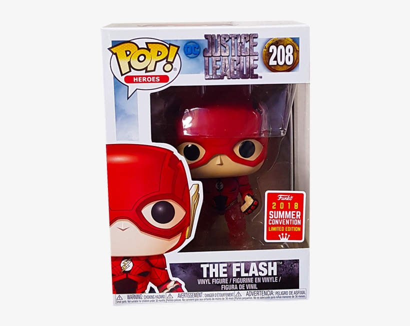 The Flash Sdcc 2018 Exclusive Pop Vinyl Figure - Flash Running Funko Pop, transparent png #1166532