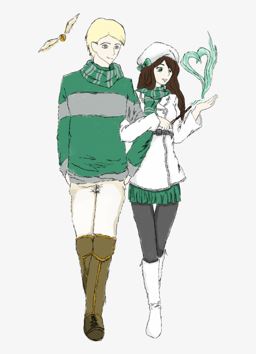 Artdrastoria - Draco Malfoy And Astoria Greengrass Fanart, transparent png #1166890