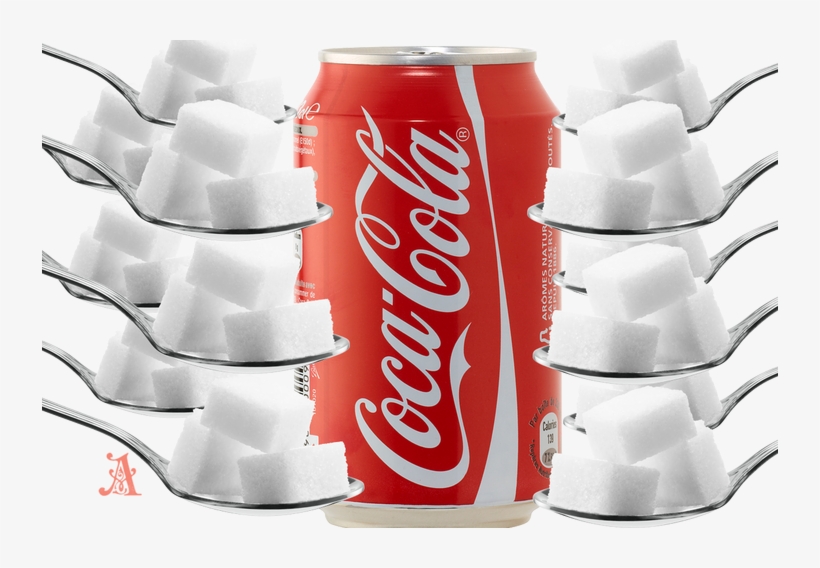 Sugar In Coke - Much Sugar In A Can Of Coke, transparent png #1167062