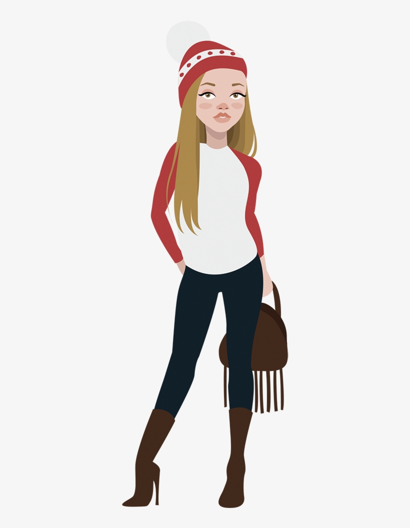 Posh Girl Drawing Wall Sticker - Körpersprache Lesen Und Effektiv Steuern: Wie Du Die, transparent png #1167138