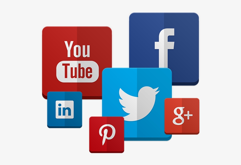 Social Media - Social Media Collage Png, transparent png #1167502