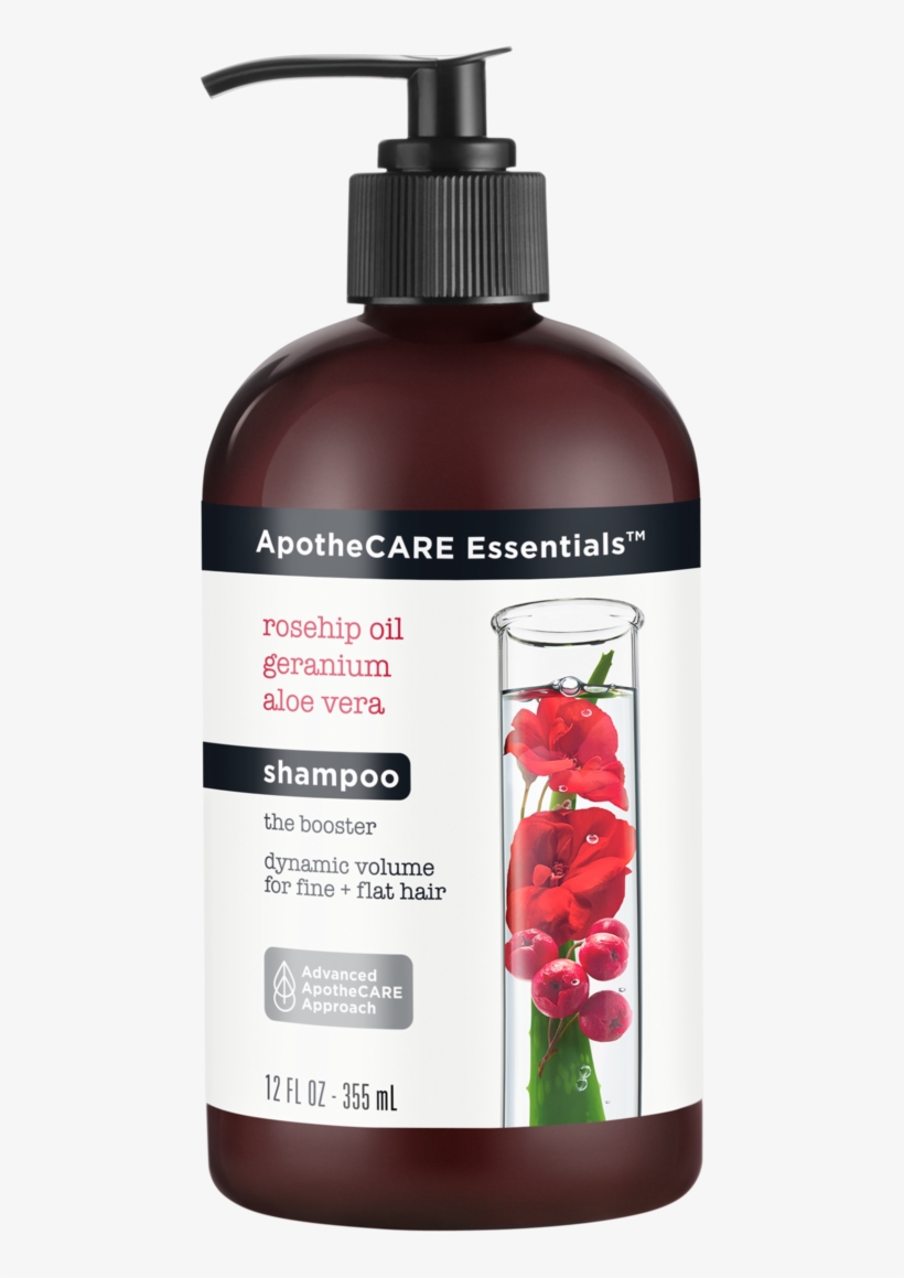 Apothecare Essentials™ The Booster Shampoo Rosehip - Apothecare Essentials Shampoo, transparent png #1167614