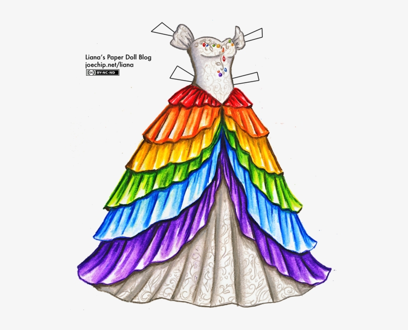 Drawn Princess Dress - Princess Dress Drawing, transparent png #1167669