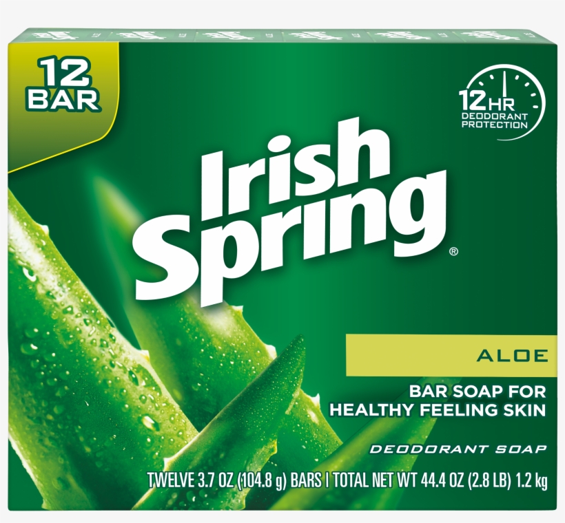Irish Spring Aloe Vera Bar Soap, - Irish Spring Aloe, transparent png #1167712