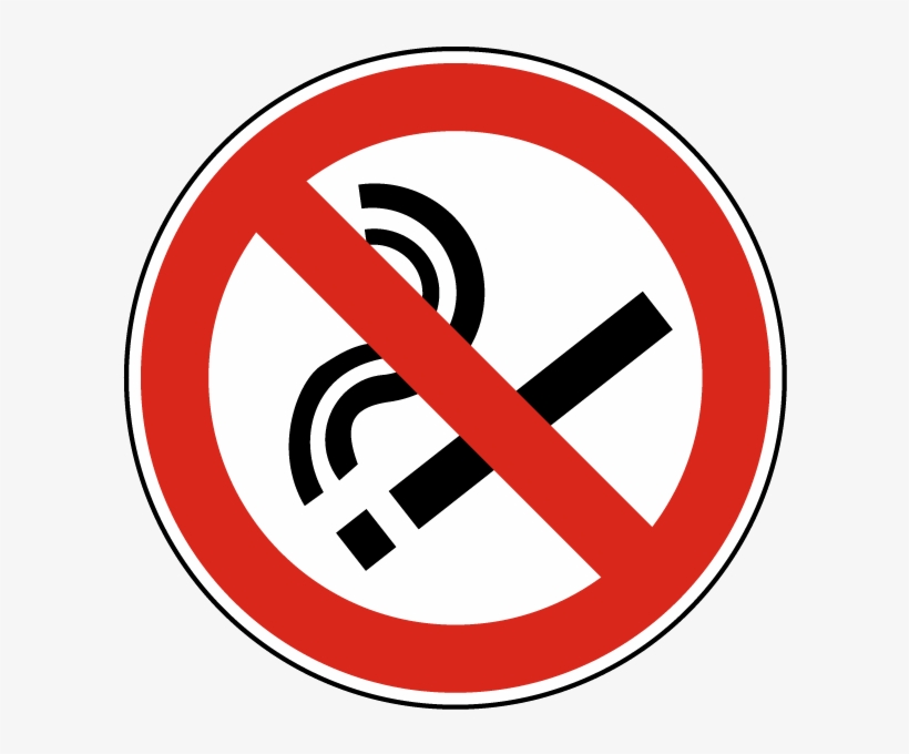 No Smoking Symbol Label - Sign And Symbols No Smoking, transparent png #1167823