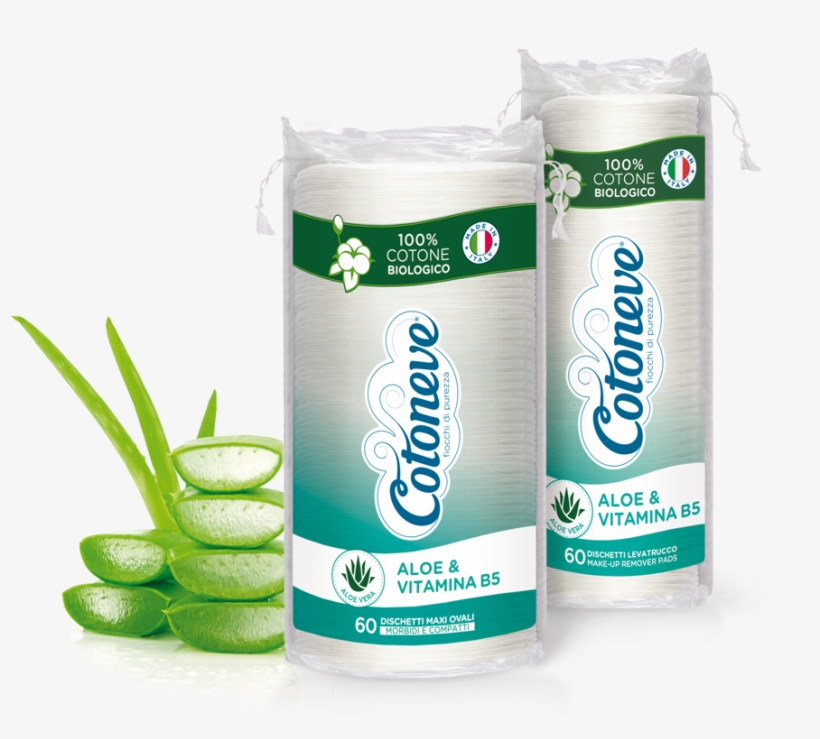 Aloe Vera And Vitamin B5 Are Also Ideal For The Most - Aloe Vera Cotton Pads, transparent png #1167843