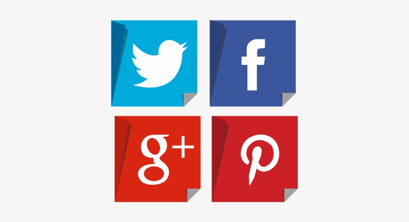 Social Media Sticker - Fb Twitter Linkedin Youtube, transparent png #1168011