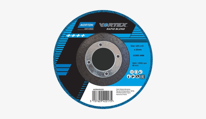 Vortex Blending Disc - Norton Vortex Rapid Blend, transparent png #1168445