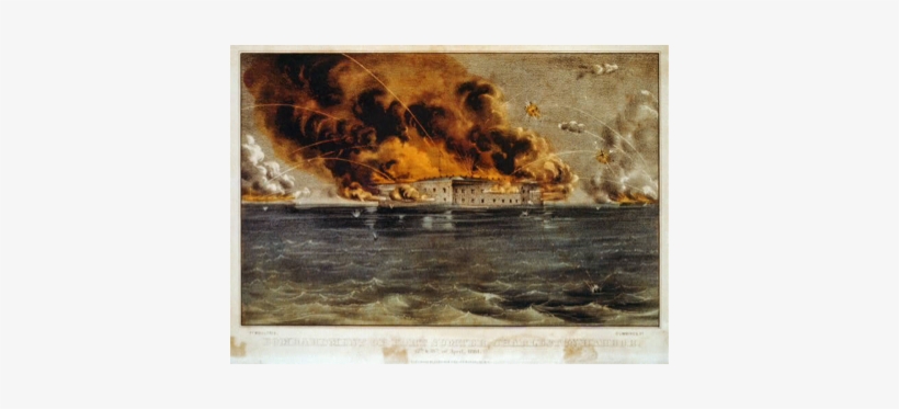 Luckily No One Was Killed In The Assault, But We Did - Battle Of Fort Sumter, transparent png #1168781