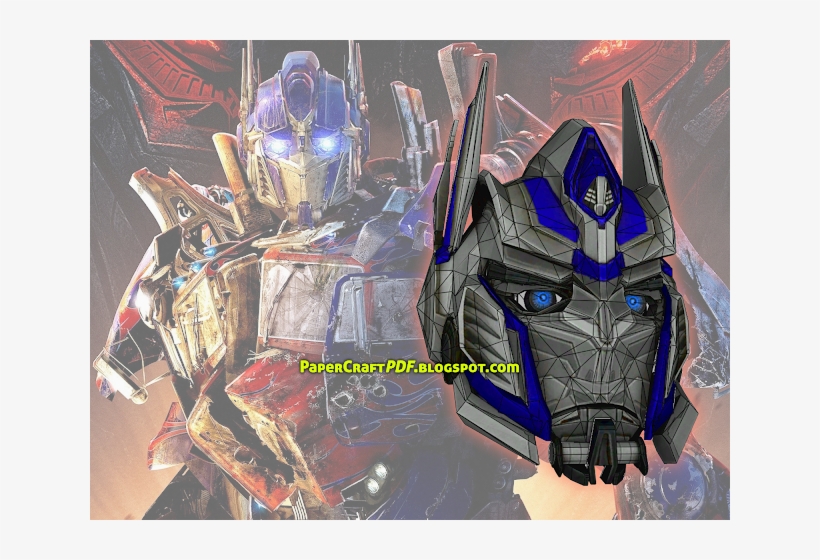Optimus Prime Cosplay Head Paper Model Full Size Costume - Transformers Optimus Prime Movies, transparent png #1168828