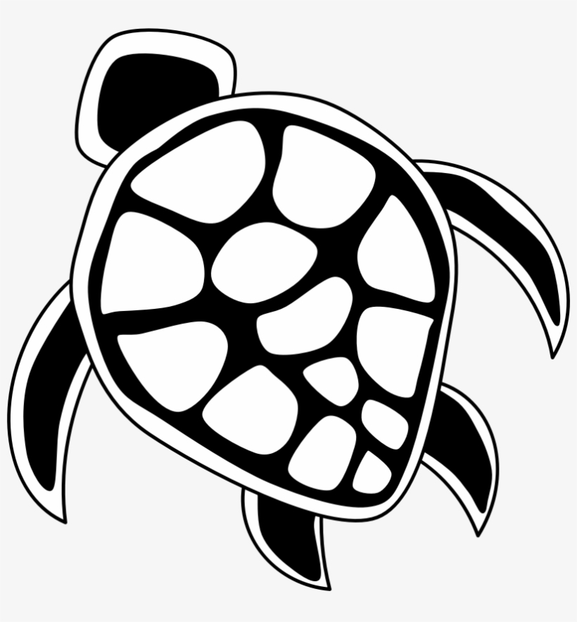 Hawaiian Turtle Clipart - Transparent Sea Turtle Clipart, transparent png #1169138