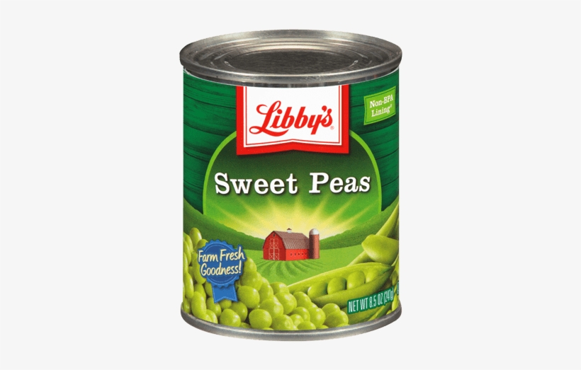 Sweet Peas - Libby's Sweet Peas 8.5 Oz. Can, transparent png #1169206