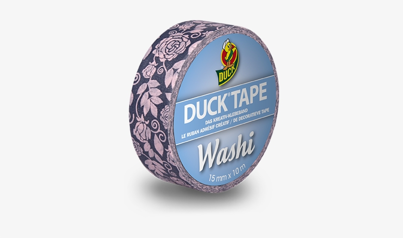 Smart Rose Washi Tape - Duck Tape Duck Smart Rose Washi Tape 15 Mm X 10 M, transparent png #1169253